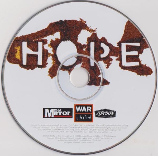 Various : War Child - Hope (CD, Comp, Dis)