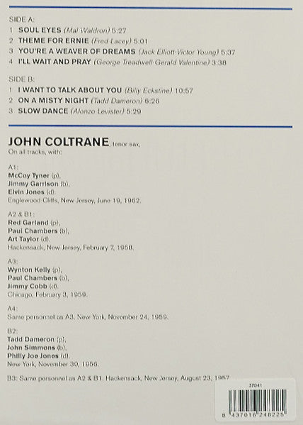 The John Coltrane Quartet : For Lovers (LP, Comp, Dlx, Ltd, 180)