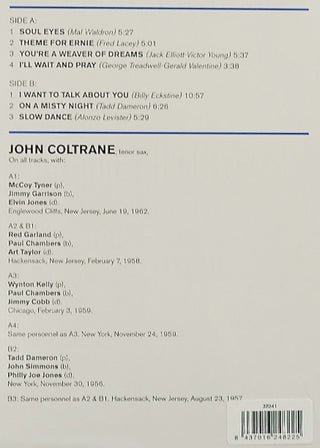 The John Coltrane Quartet : For Lovers (LP, Comp, Dlx, Ltd, 180)