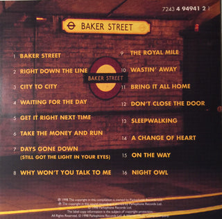 Gerry Rafferty : Baker Street (CD, Comp, RE)