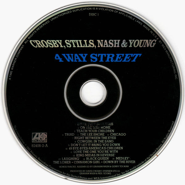Crosby, Stills, Nash & Young : 4 Way Street (2xCD, Album, RE, RM, SRC)