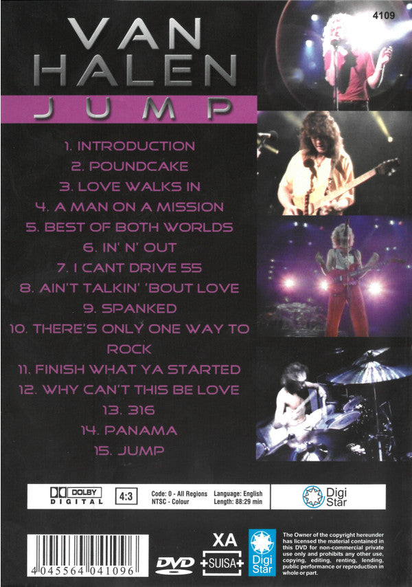 Van Halen : Jump (DVD-V, Unofficial, NTSC)