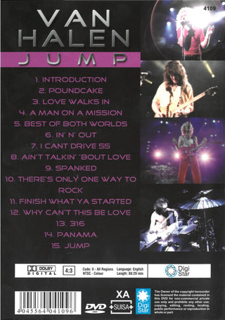 Van Halen : Jump (DVD-V, Unofficial, NTSC)