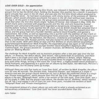 Dire Straits : Love Over Gold (CD, Album, RE, RM)