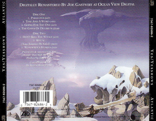 Yes : Yesshows (2xCD, Album, RE, RM)