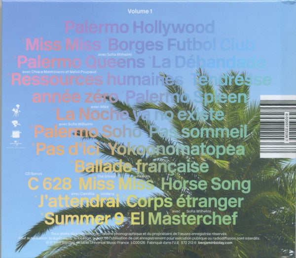 Benjamin Biolay : Palermo Hollywood  (CD, Album + CD + S/Edition)