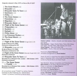 Camel : Music Inspired By The Snow Goose (CD, Album, RE, RM, RP)