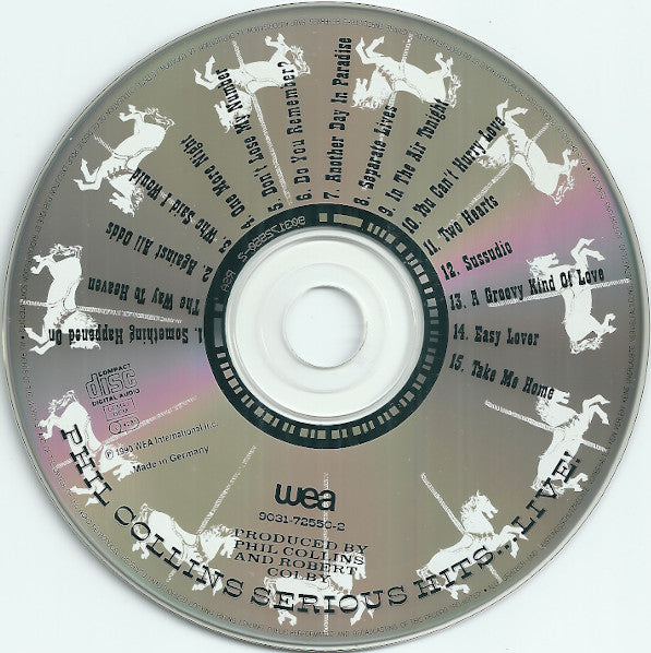 Phil Collins : Serious Hits...Live! (CD, Album, RE)