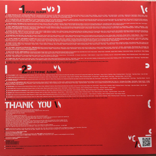 David Guetta : Nothing But The Beat (2xLP, Album, RE, RP)