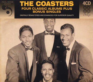 The Coasters : Four Classic Albums Plus Bonus Singles (4xCD, Comp, Dlx, RE, RM, Dig)