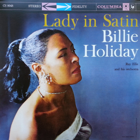 Billie Holiday With Ray Ellis And His Orchestra : Lady In Satin (LP, Album, RE)