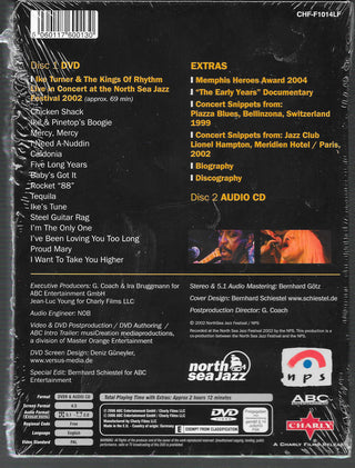 Ike Turner & The Kings Of Rhythm* : Live In Concert (DVD-V, PAL + CD)