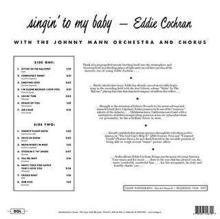 Eddie Cochran : Singin' To My Baby (LP, Album, RE, 180)