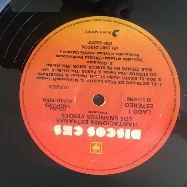 Enanitos Verdes : Habitaciones Extrañas (LP, Album, RE, RM)