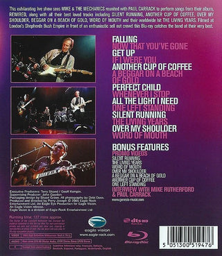 Mike & The Mechanics + Paul Carrack : Live At Shepherds Bush London (Blu-ray, Multichannel)