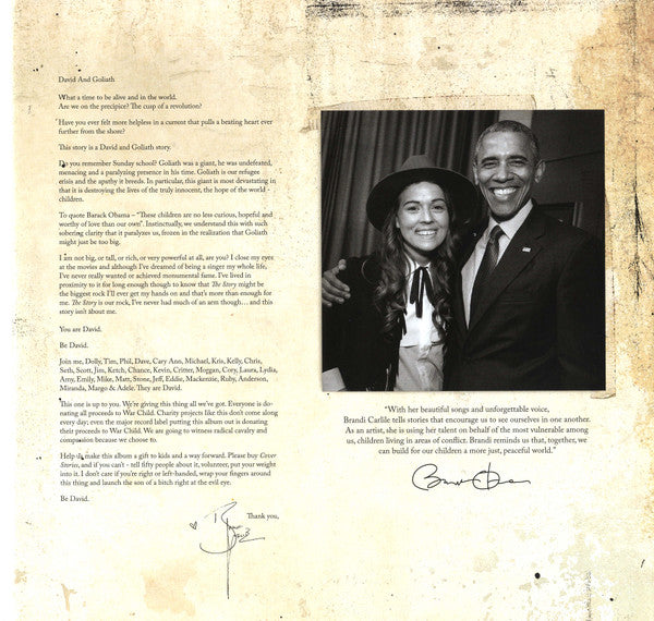 Various : Cover Stories: Brandi Carlile Celebrates 10 Years Of The Story - An Album To Benefit War Child (2xLP)
