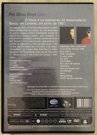 Pet Shop Boys : Somewhere (Pet Shop Boys In Concert) (DVD-V, RP, NTSC, AB )