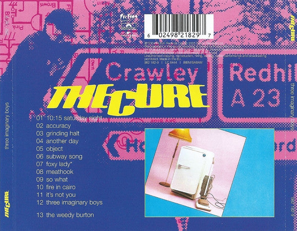 The Cure : Three Imaginary Boys (CD, Album, RE, RM, RP)