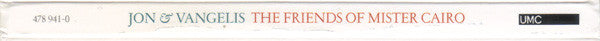 Jon & Vangelis : The Friends Of Mister Cairo (CD, Album, RE, RM, Dig)