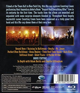 Counting Crows : August And Everything After - Live At Town Hall (Blu-ray, Multichannel)