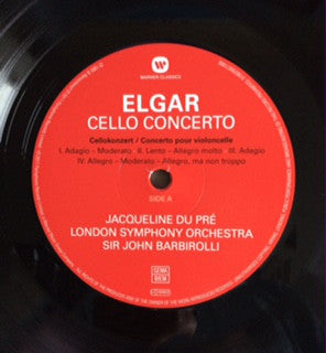 Sir Edward Elgar - Jacqueline Du Pré, Sir John Barbirolli, London Symphony Orchestra / Janet Baker : Cello Concerto / Sea Pictures (LP, RE, RM, 180)