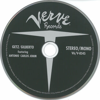 Stan Getz / João Gilberto Featuring Antonio Carlos Jobim : Getz / Gilberto (CD, Album, RE, RM, Arv)