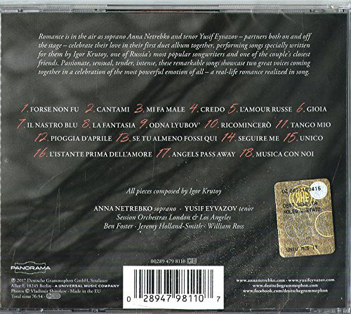 Anna Netrebko & Yusif Eyvazov : Romanza (CD, Album)