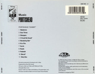 Portishead : Dummy (CD, Album, RE, Arv)