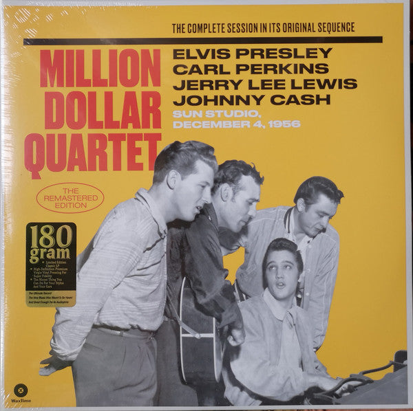 Elvis Presley, Carl Perkins, Jerry Lee Lewis, Johnny Cash : Million Dollar Quartet (The Complete Session In Its Original Sequence) (2xLP, Album, RM, 180)