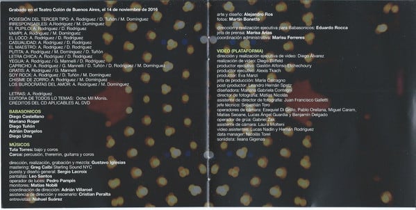 Babasonicos : Repuesto De Fe (CD, Album + DVD, Album, NTSC)