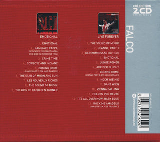 Falco : 2 In 1: Emotional / Live Forever (2xCD, Comp)