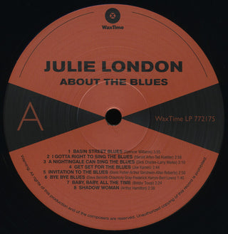 Julie London : About the Blues (LP, Album, Mono, Ltd, RE, RM, 180)