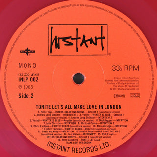 Various : Tonite Let's All Make Love In London (LP, Album, Mono, RE, RM, Pin)