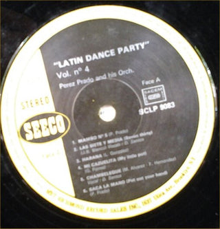 Perez Prado : Latin Dance Party (Vol. 4) (LP, Comp, RE)