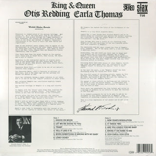 Otis Redding & Carla Thomas : King & Queen (LP, Album, Ltd, RE, Gol)
