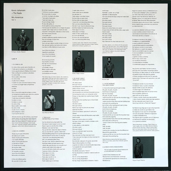 Kevin Johansen + The Nada : Mis Américas Vol. 1/2 (LP, Album)