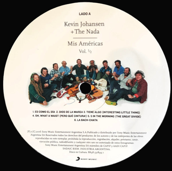 Kevin Johansen + The Nada : Mis Américas Vol. 1/2 (LP, Album)