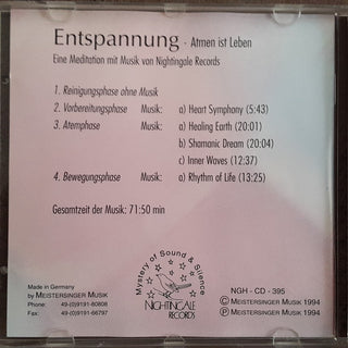 Various : Entspannung - Atmen ist Leben (CD, Album)