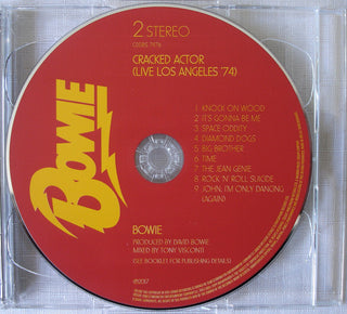 David Bowie : Cracked Actor (Live Los Angeles '74) (2xCD, Album, Jew)