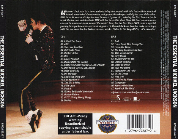 Michael Jackson : The Essential Michael Jackson (2xCD, Comp)