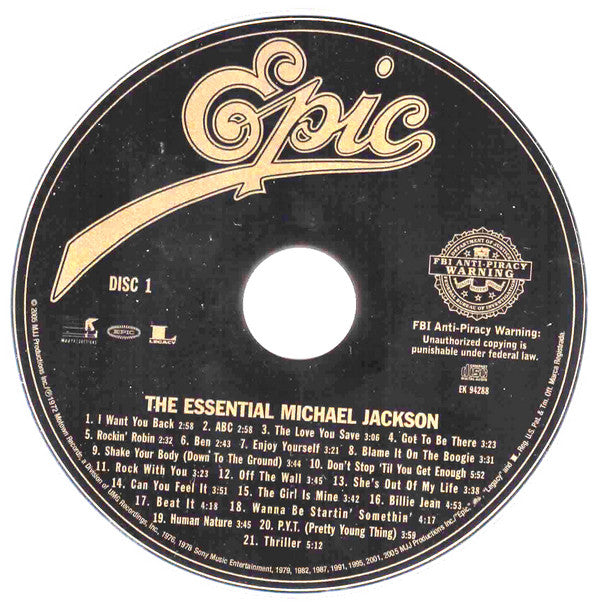 Michael Jackson : The Essential Michael Jackson (2xCD, Comp)
