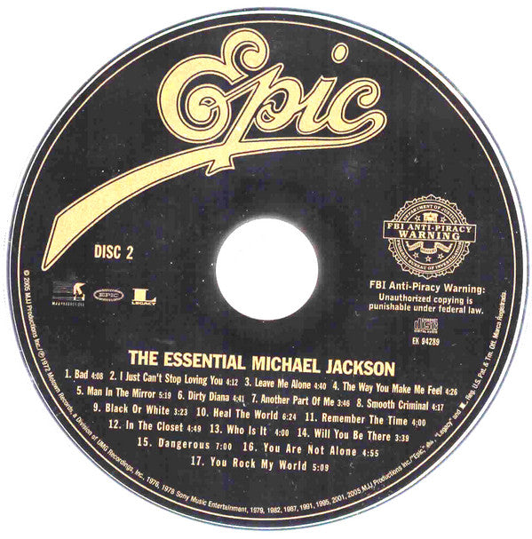 Michael Jackson : The Essential Michael Jackson (2xCD, Comp)