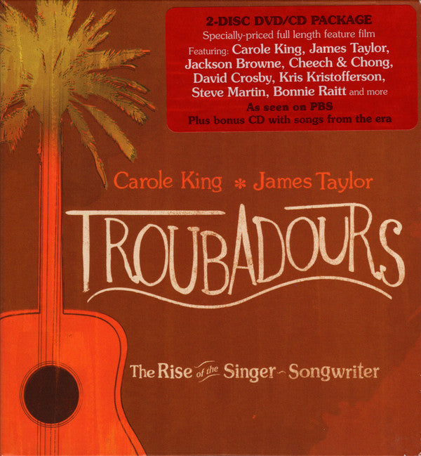 Carole King * James Taylor (2) : Troubadours: The Rise Of The Singer-Songwriter (DVD-V, Multichannel + CD, Comp)