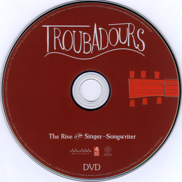 Carole King * James Taylor (2) : Troubadours: The Rise Of The Singer-Songwriter (DVD-V, Multichannel + CD, Comp)