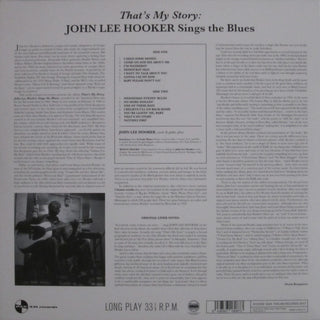 John Lee Hooker : That's My Story John Lee Hooker Sings The Blues (LP, Album, Ltd, RE, 180)