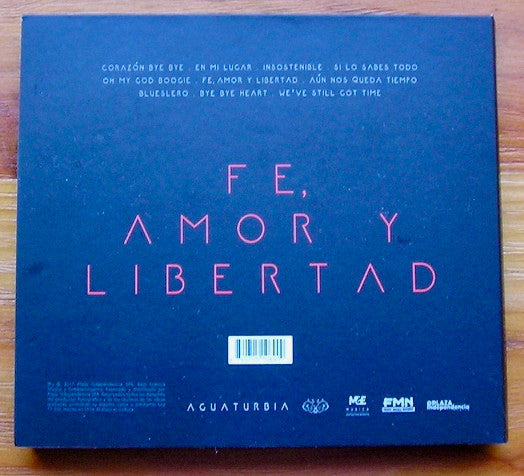 Aguaturbia : Fe, Amor y Libertad (CD, Album)