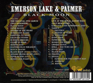 Emerson, Lake & Palmer : Black Moon (CD, Album, RE, RM + CD, Album, RE, RM + Dlx)
