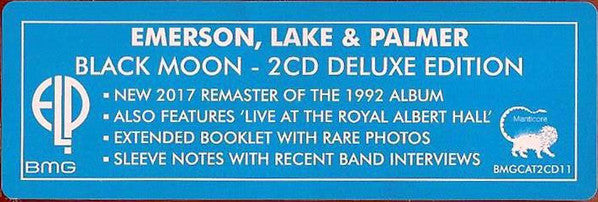 Emerson, Lake & Palmer : Black Moon (CD, Album, RE, RM + CD, Album, RE, RM + Dlx)