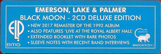 Emerson, Lake & Palmer : Black Moon (CD, Album, RE, RM + CD, Album, RE, RM + Dlx)