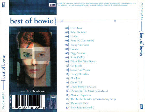 David Bowie : Best Of Bowie (CD, Comp, RE)